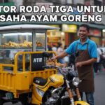 HTM motor roda tiga untuk usaha ayam goreng